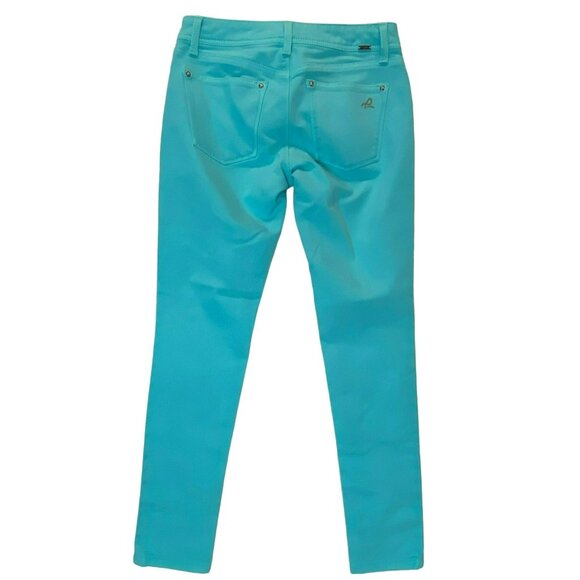 DL1961 Jeans Size 26 x 28 Emma Legging 4 Way Stretch Comfort Aqua Teal Skinny - Picture 7 of 7
